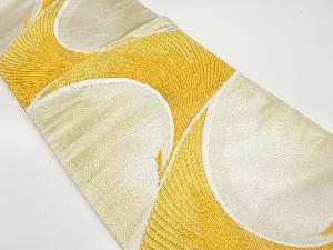 アンティーク　抽象鳥模様織り出し袋帯（材料）